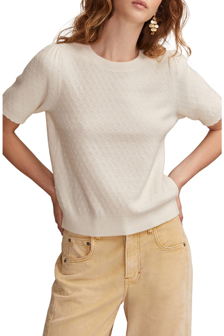 Cloud Soft Puff Sleeve Sweater, Main, color, TOFU