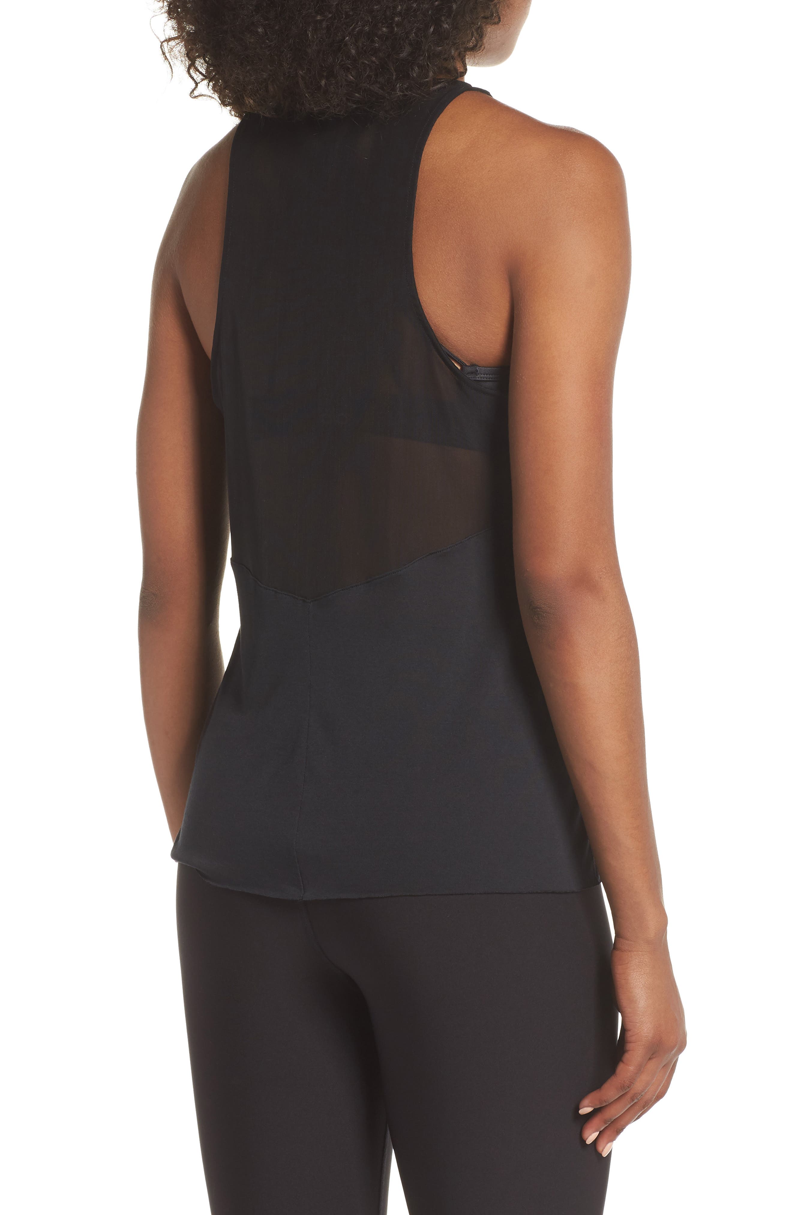 Alo Tide Mesh Panel Tank Top (Women) | Nordstromrack