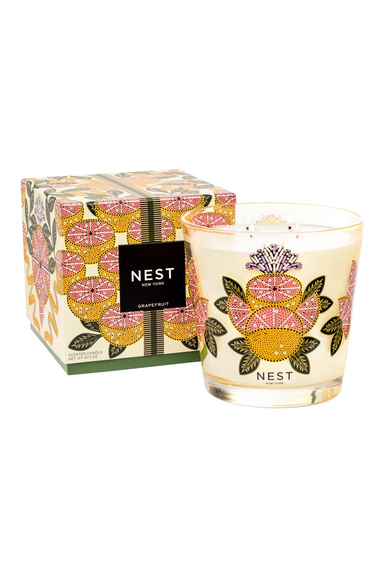 Grapefruit Decorative Candle, Alternate, color, NO COLOR