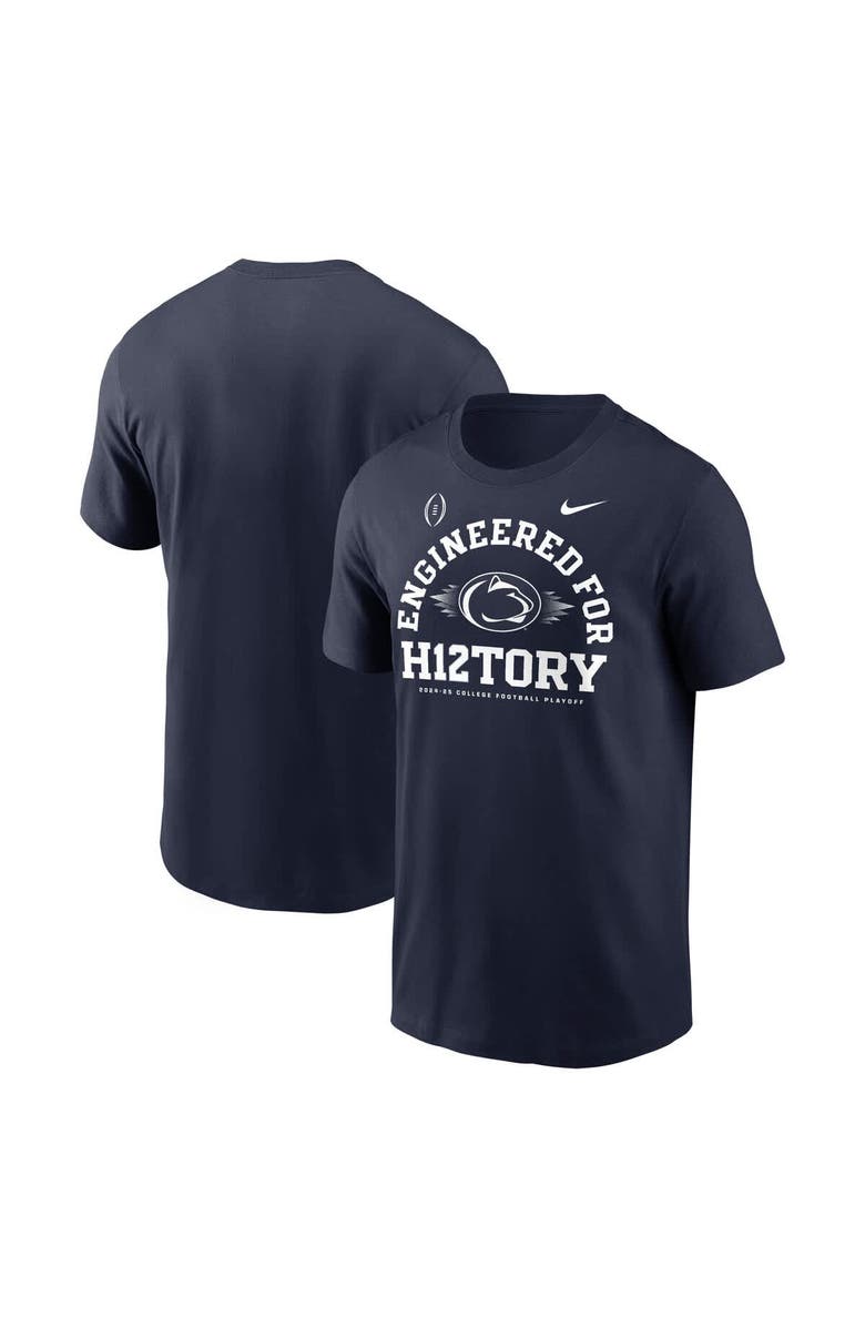 Nike Men's Nike Navy Penn State Nittany Lions 2024 College Football Playoff Engineered for History T-Shirt, Main, color, 