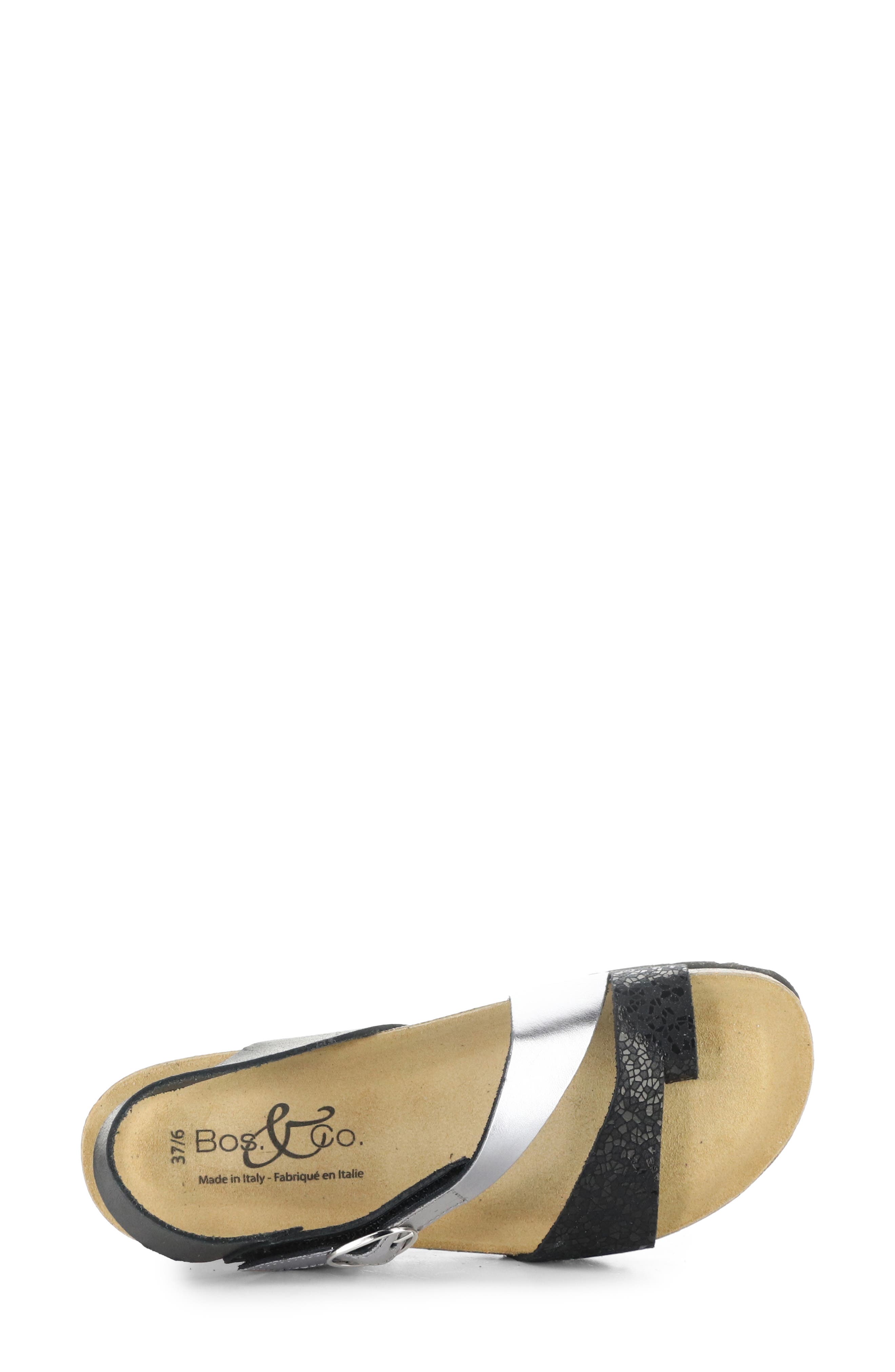 Bos. & Co. Luissa Slingback Platform Wedge Sandal, Alternate, color, 