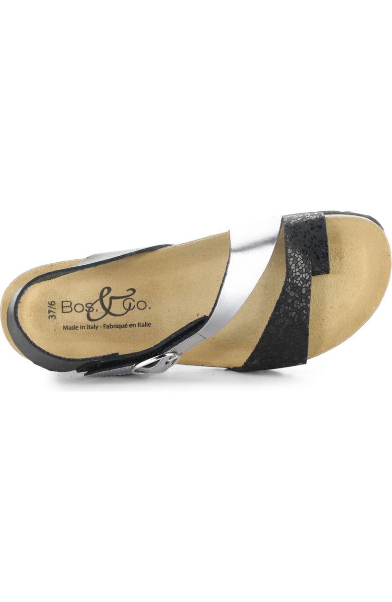 Bos. & Co. Luissa Slingback Platform Wedge Sandal, Alternate, color,