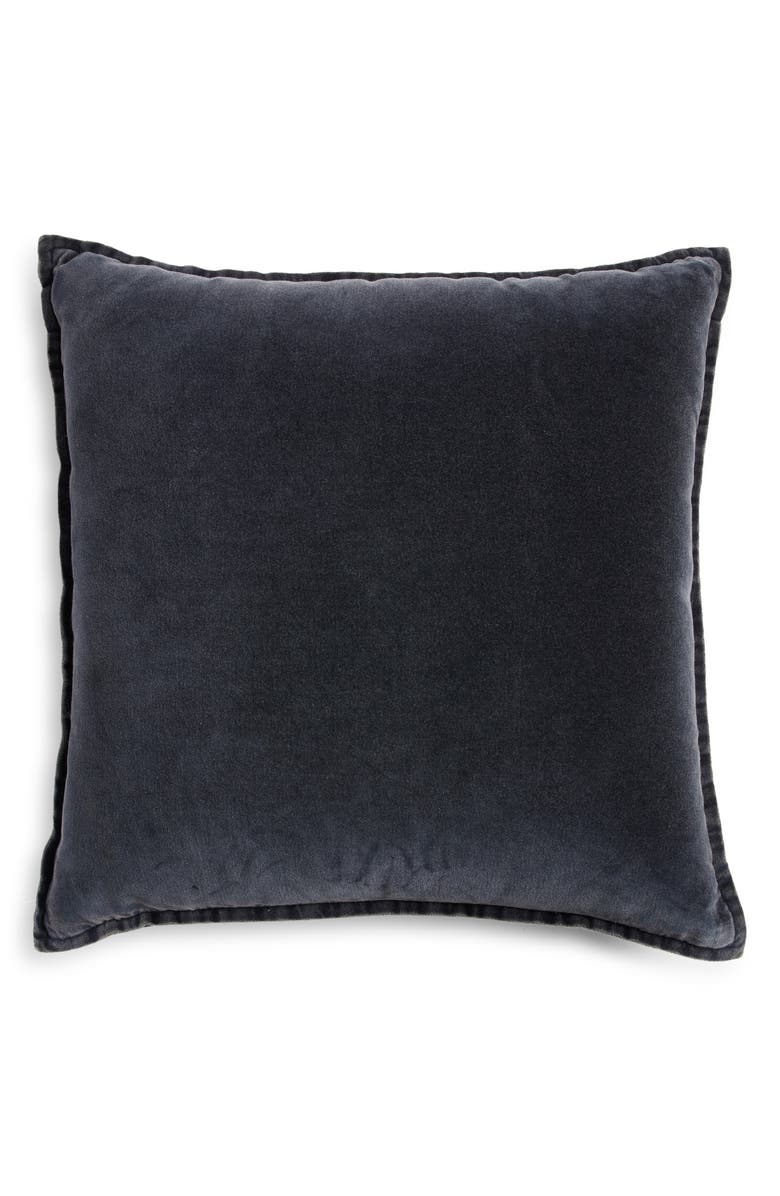 Nordstrom Velveteen Accent Pillow, Main, color, Blue Vintage