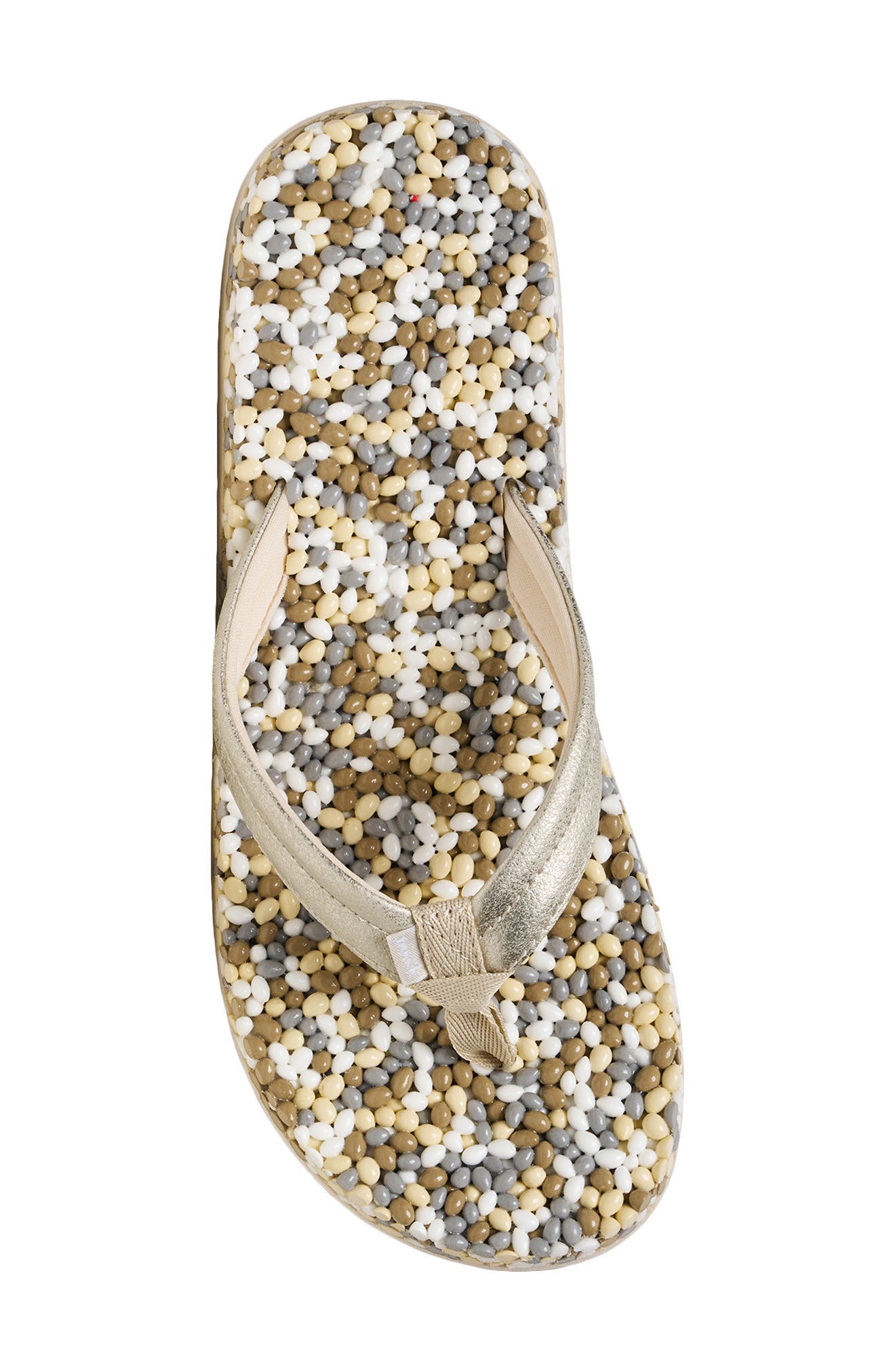 Bubblecush Flip Flop, Alternate, color, SILVER