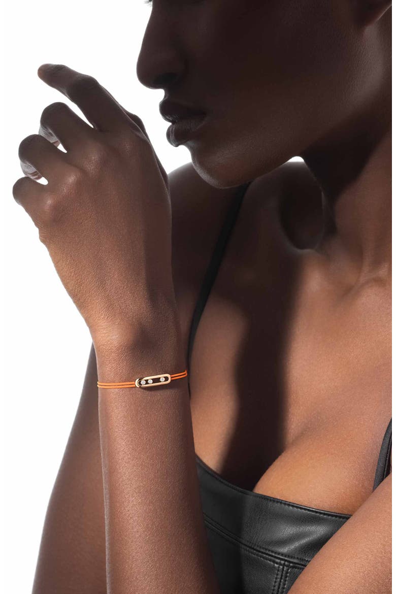 Care Moving Diamond Friendship Bracelet, Alternate, color, YELLOW GOLD