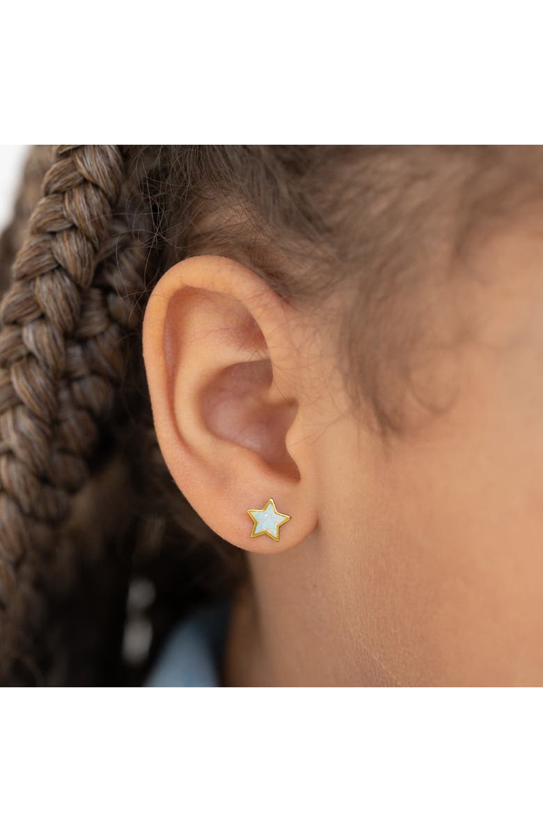 In Season Jewelry Opalescent Star Earrings, Alternate, color, Opal