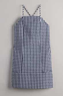 Kids' Gingham Apron Dress
