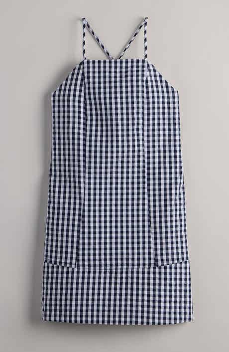 Kids' Gingham Apron Dress