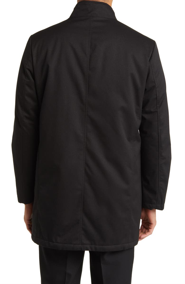 Hart Schaffner Marx Bryce Technical All Weather Water Resistant Coat, Alternate, color, Black