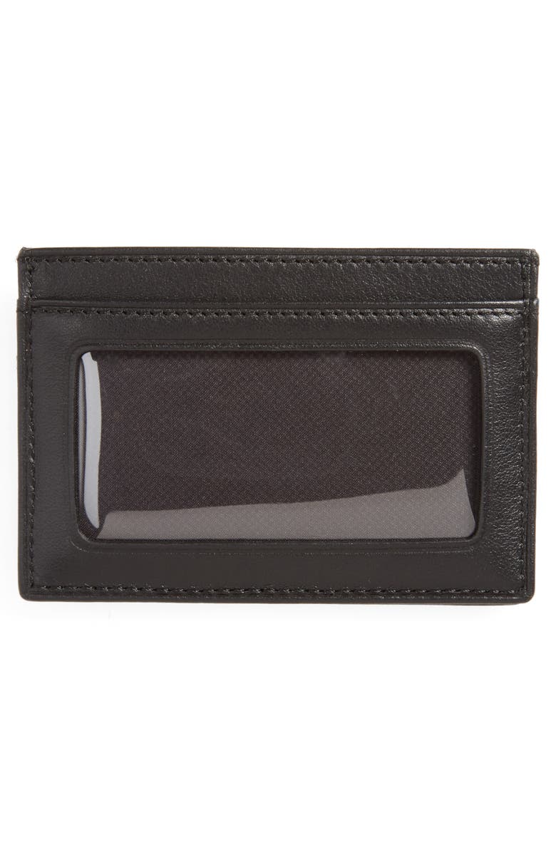 TUMI Delta ID Lock<sup>™</sup> Shielded Slim Card Case & ID Wallet, Alternate, color, Black