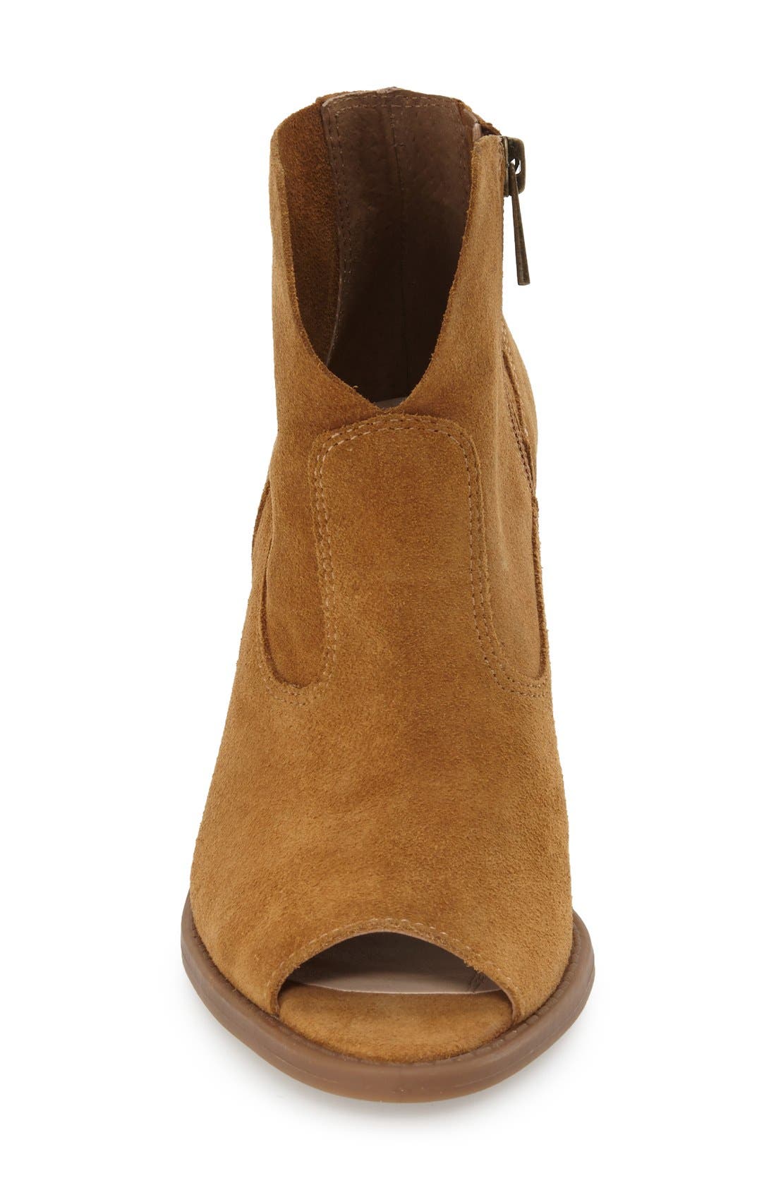 Jessica Simpson Open Toe Zip Bootie, Alternate, color, 