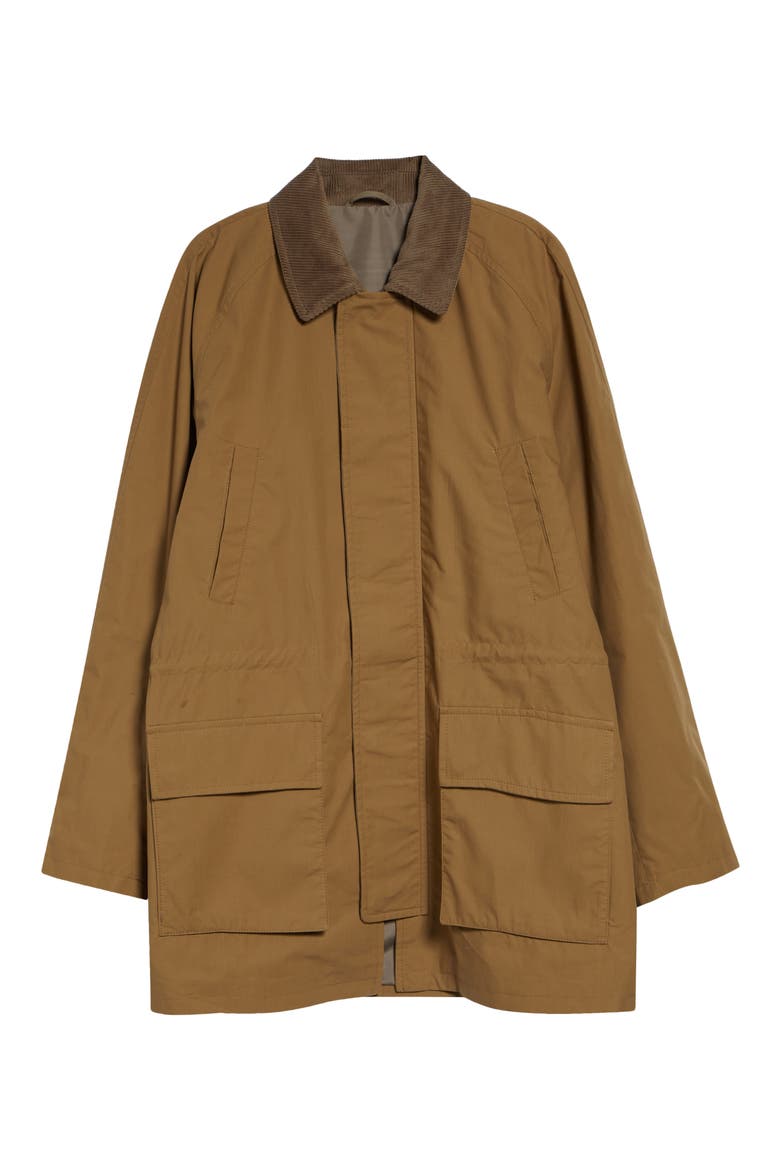 Waxed Cotton Game Coat, Alternate, color, TAN WAX