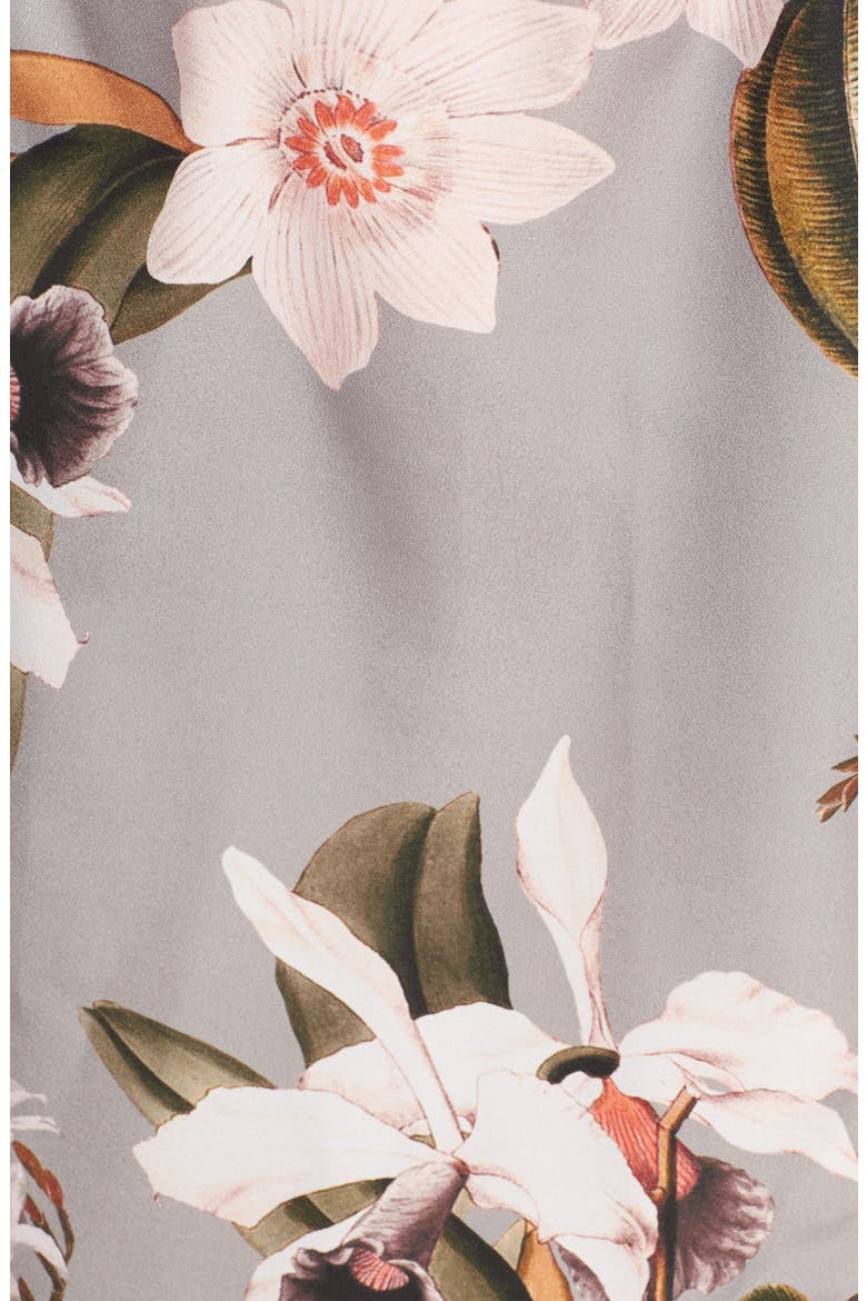 Isabella High/Low Robe, Alternate, color, VIOLET FLORAL