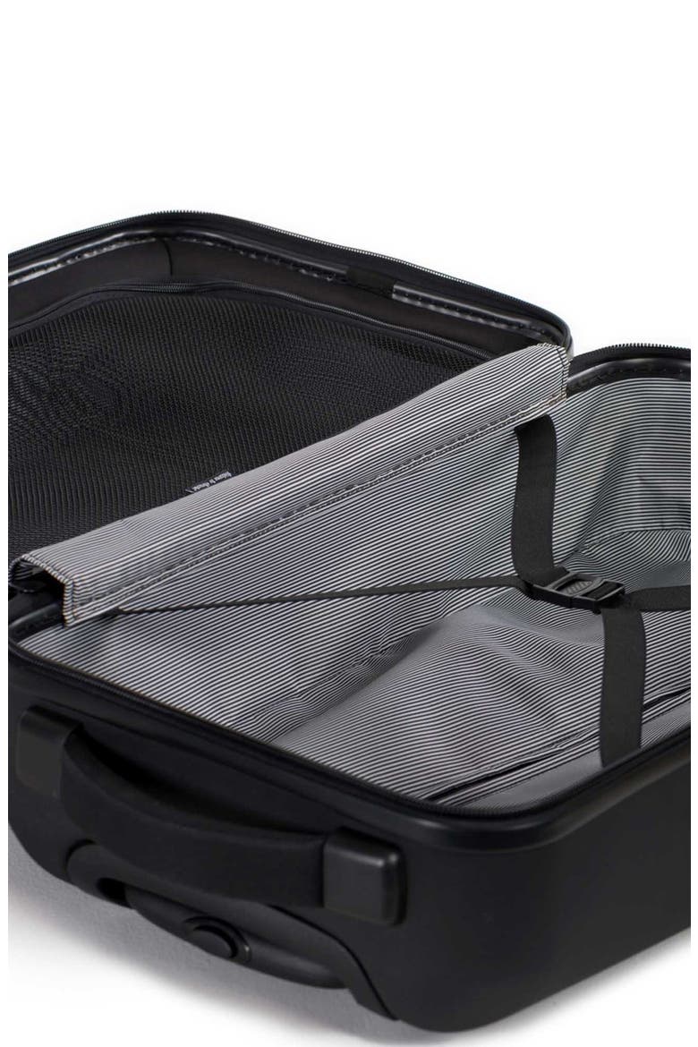 'Trade - Small' Rolling Hard Shell Suitcase, Alternate, color, BLACK