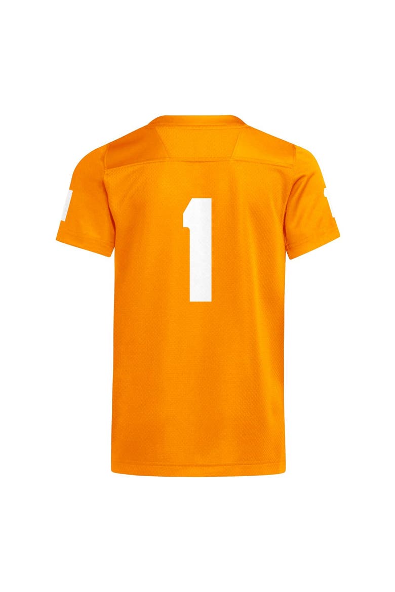 Youth adidas #1 Tennessee Orange Tennessee Volunteers Replica Football Jersey, Alternate, color, Tennessee Orange