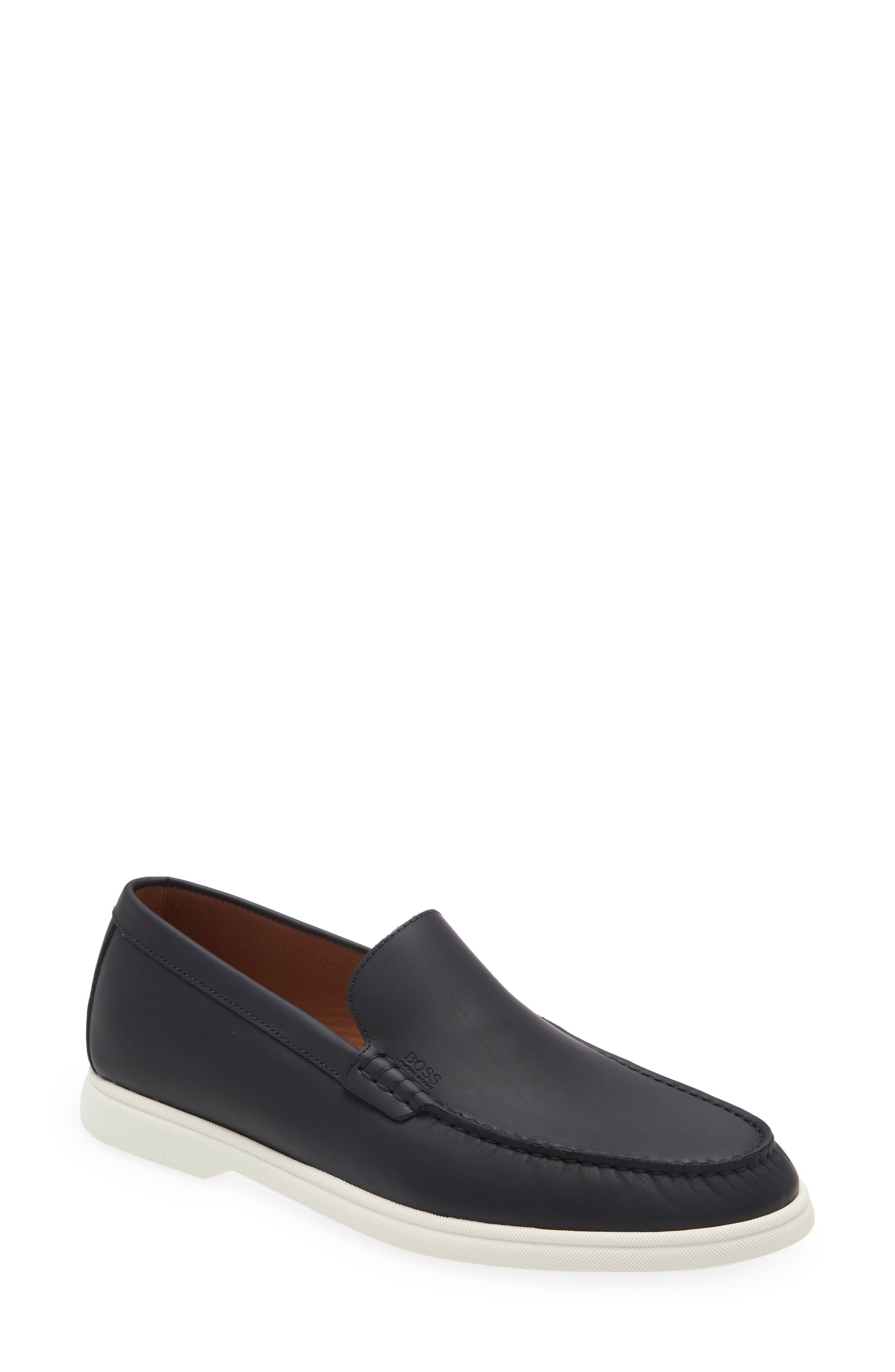 BOSS Sienne Moc Toe Loafer, Main, color, 