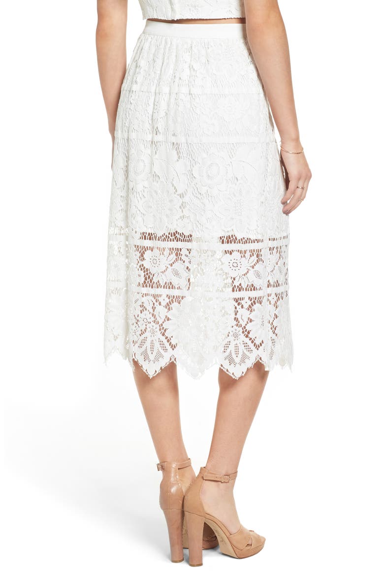 Newark Lace Skirt, Alternate, color, IVORY LACE