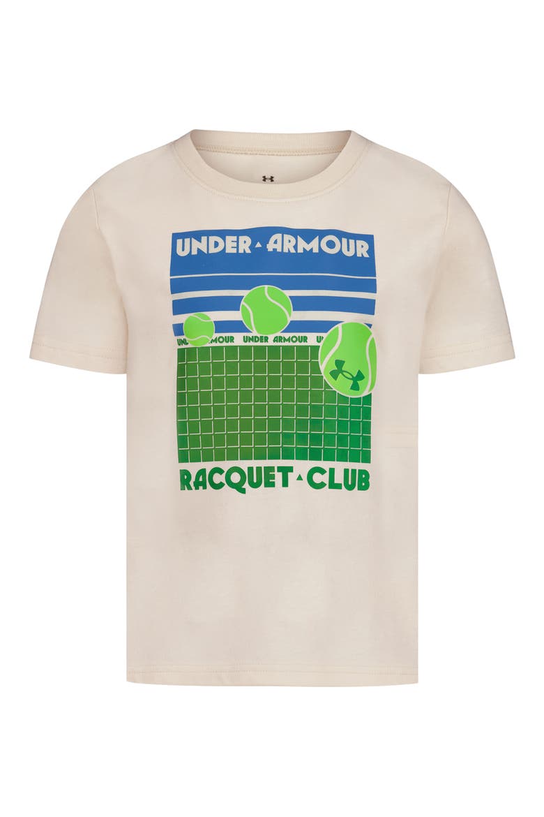 Kids' Racquet Club Performance T-Shirt, Main, color, STONE