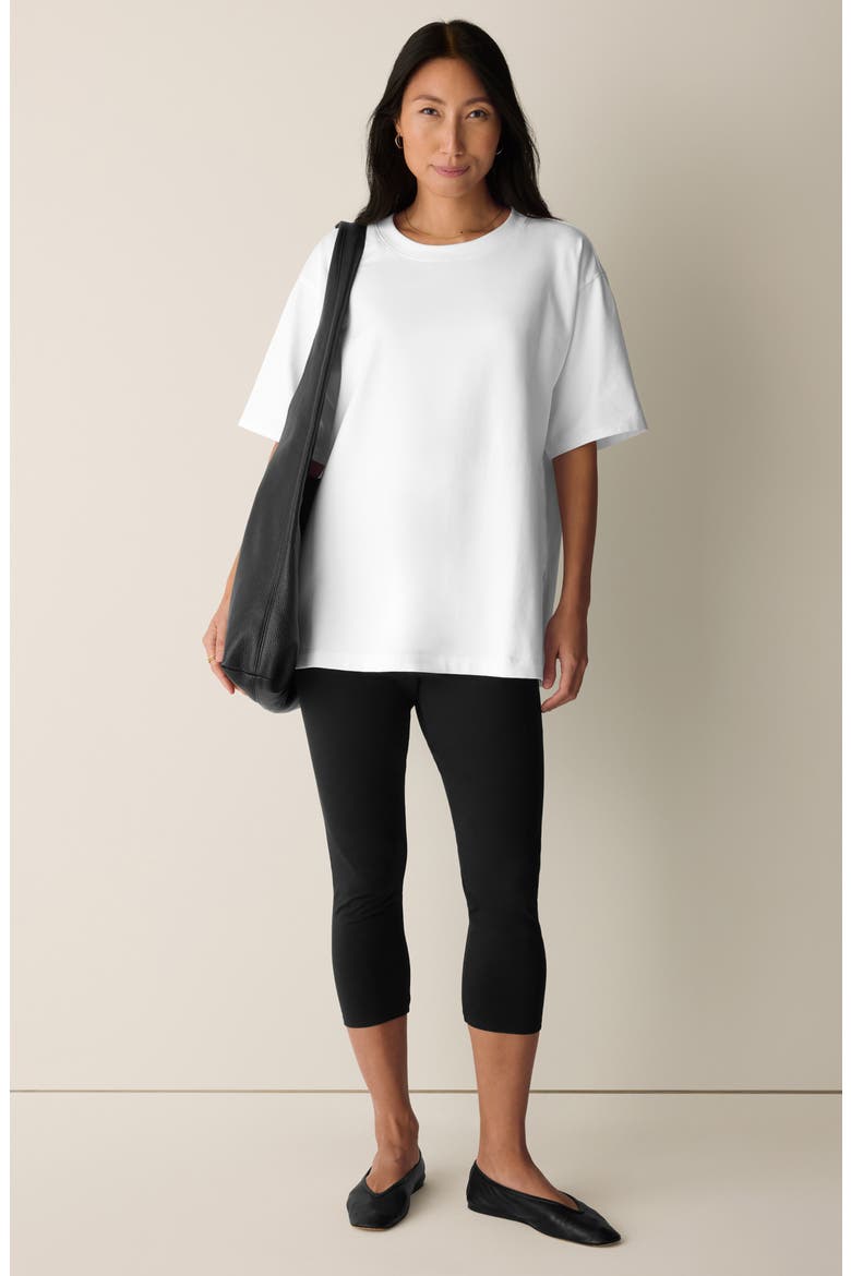 Oversize Crewneck Tunic, Alternate, color, WHITE