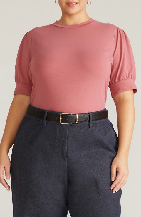 Puff Sleeve Top (Plus)