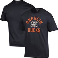 Champion Men's Champion  Black Anaheim Ducks Primary Logo Jersey T-Shirt