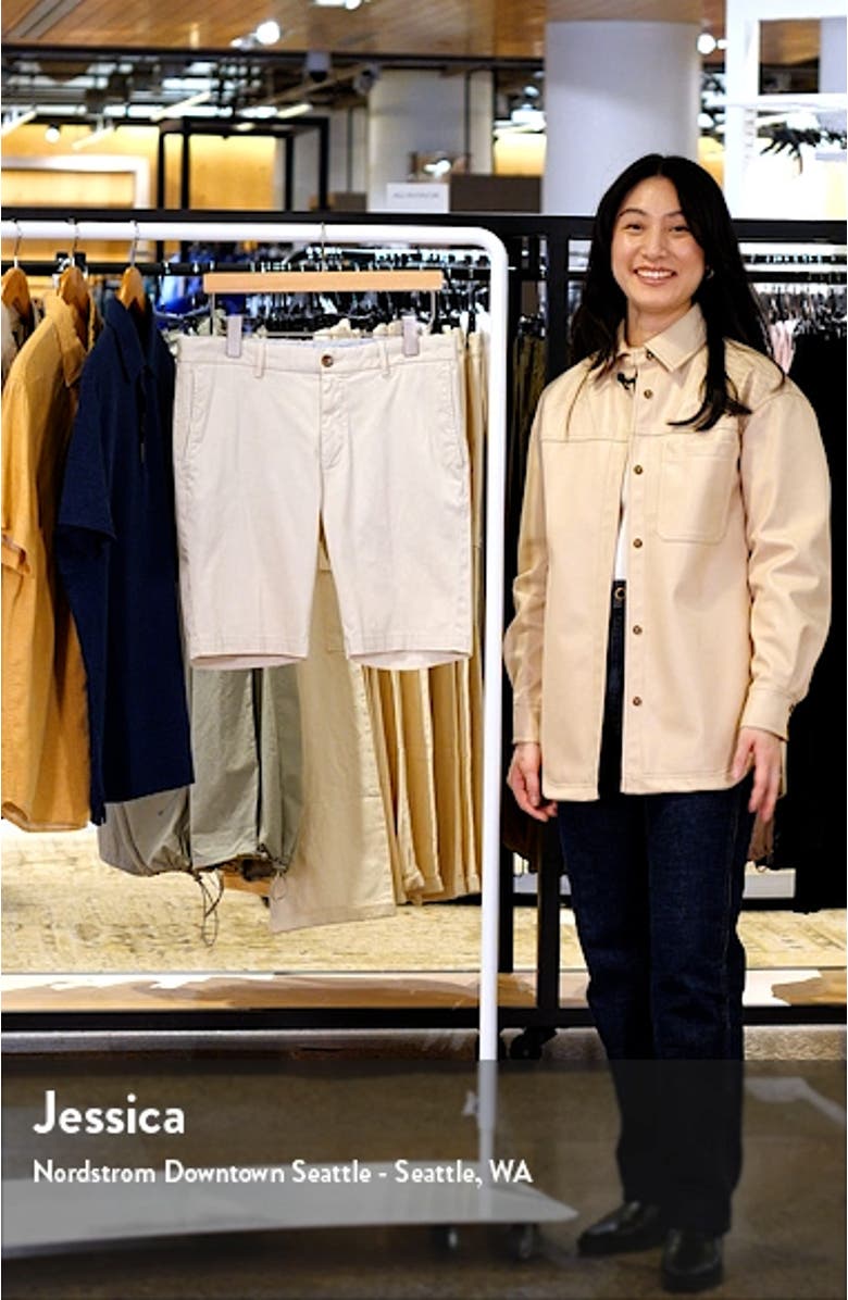 Stretch Cotton & Silk Shorts, sales video thumbnail