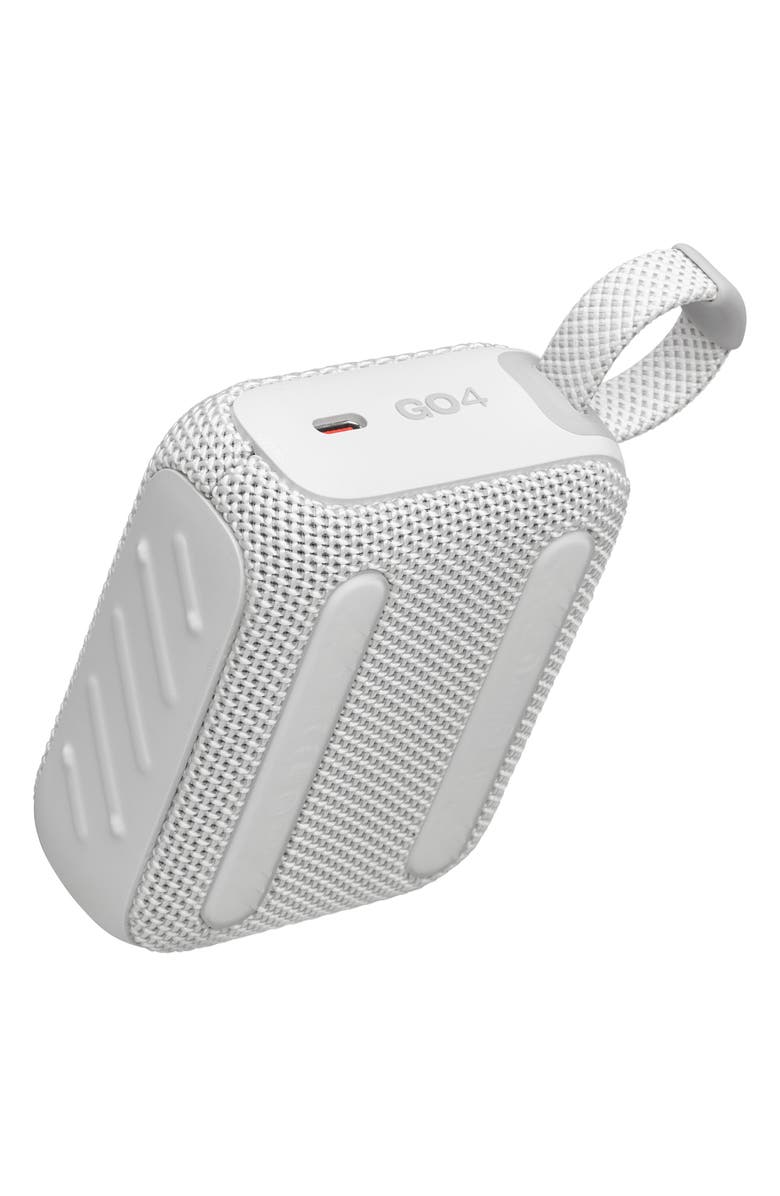 JBL Go 4 Waterproof Speaker, Alternate, color, White