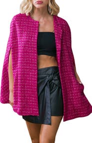 FLYING TOMATO Tweed Cape