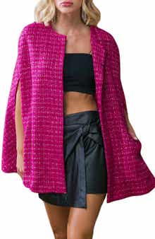FLYING TOMATO Tweed Cape