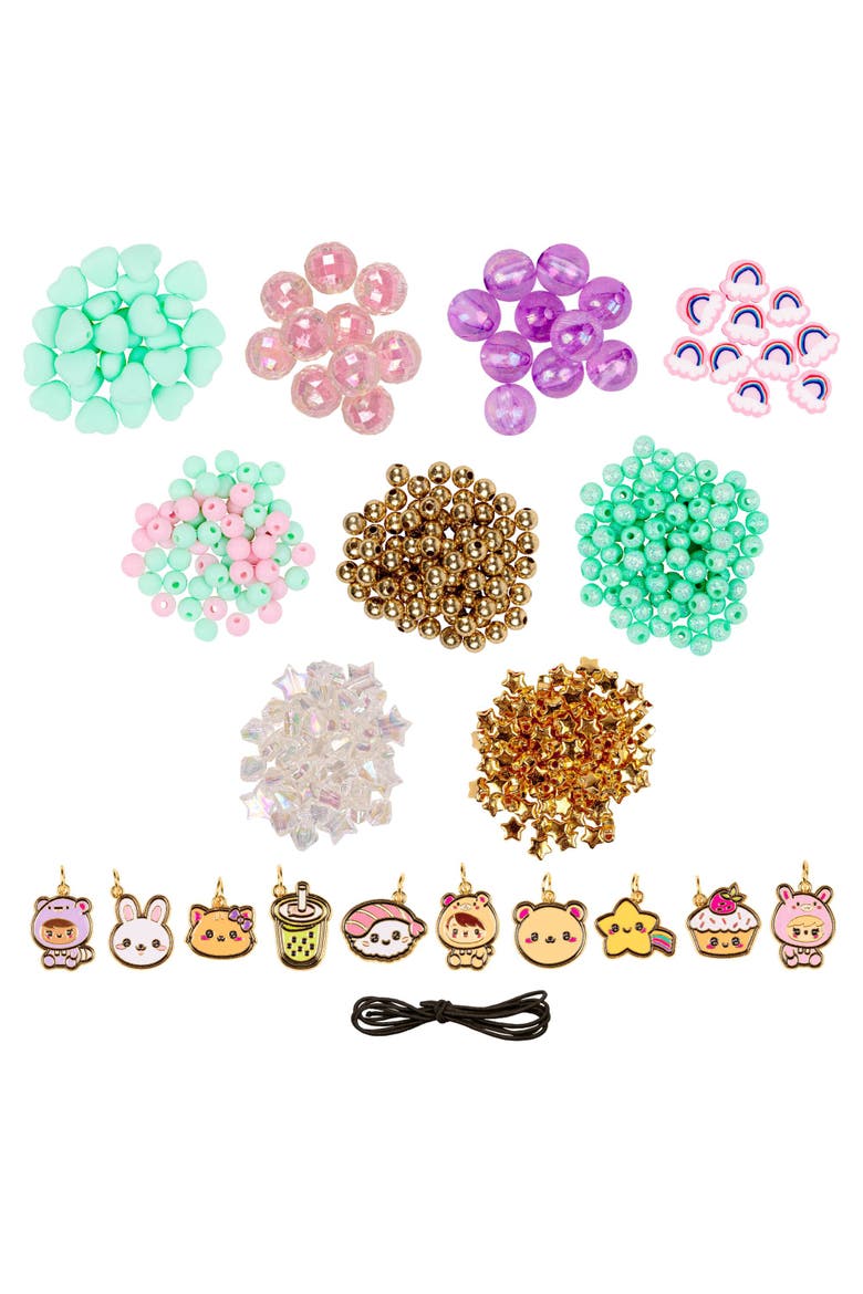 Bracelet Design Kit, Kawaii Cuties, DIY Elastic String Jewelry, Alternate, color, Multicolored