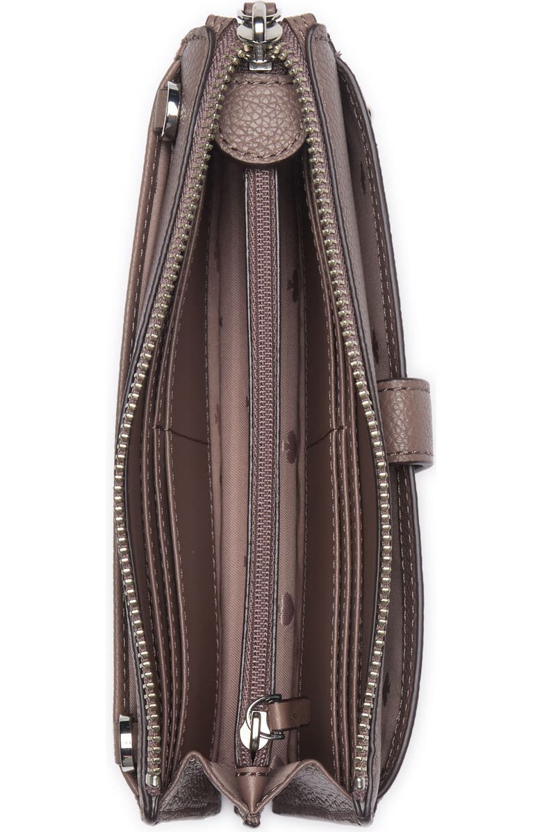 Kate Spade New York alegra studded leather wallet, Alternate, color,