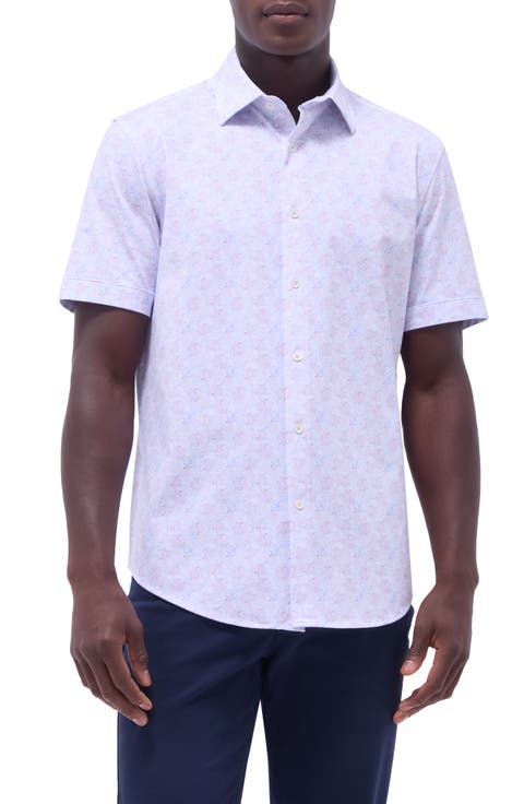 Miles OoohCotton® Floral Short Sleeve Button-Up Shirt