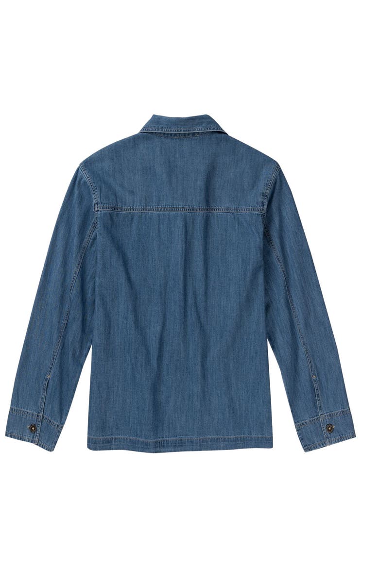 Lightweight Denim Workshirt - Women's, Alternate, color, Medium Indigo Wash