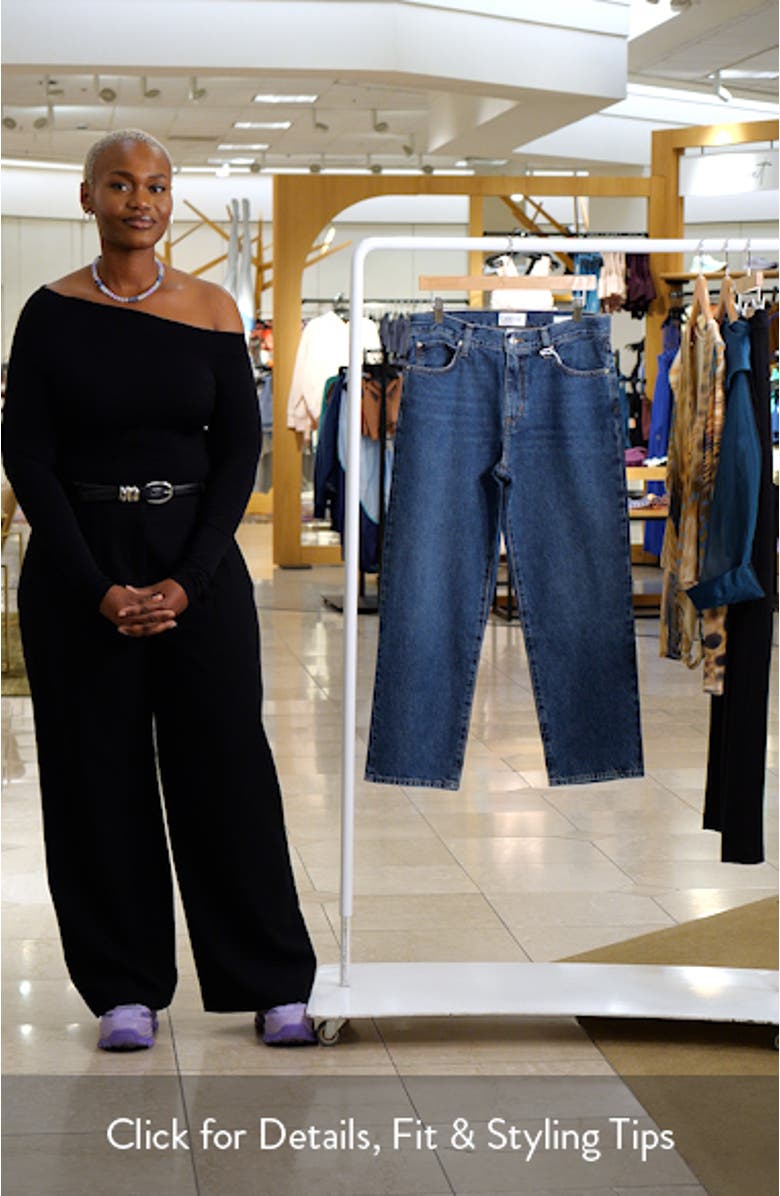 The Hang High Waist Ankle Straight Leg Jeans, sales video thumbnail