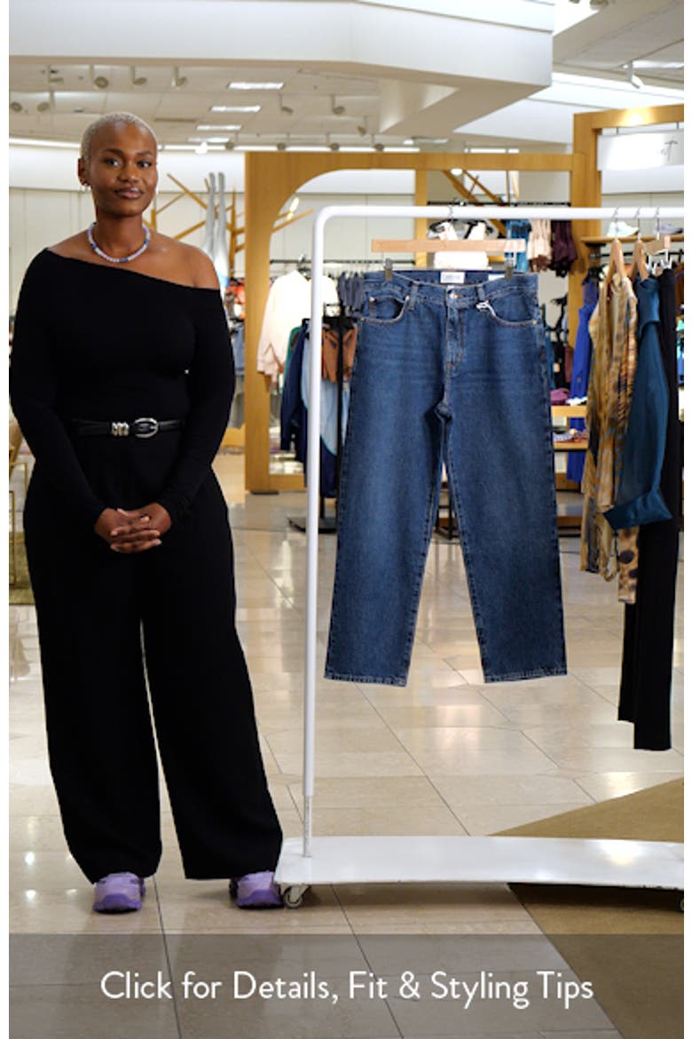 The Hang High Waist Ankle Straight Leg Jeans video