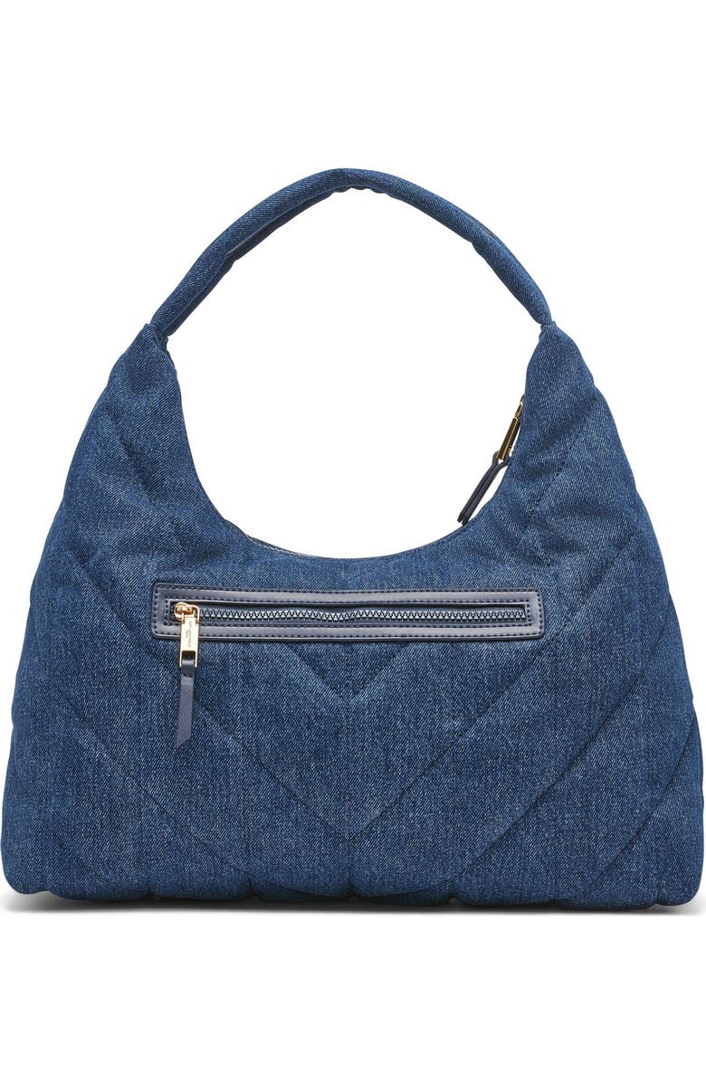 KARL LAGERFELD PARIS Voyage Hobo, Alternate, color, Washed Denim