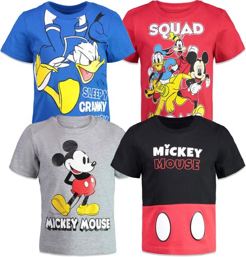 Mickey Mouse 4-Pack Short Sleeve T-Shirts (Baby)