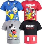 Disney Mickey Mouse 4-Pack Short Sleeve T-Shirts