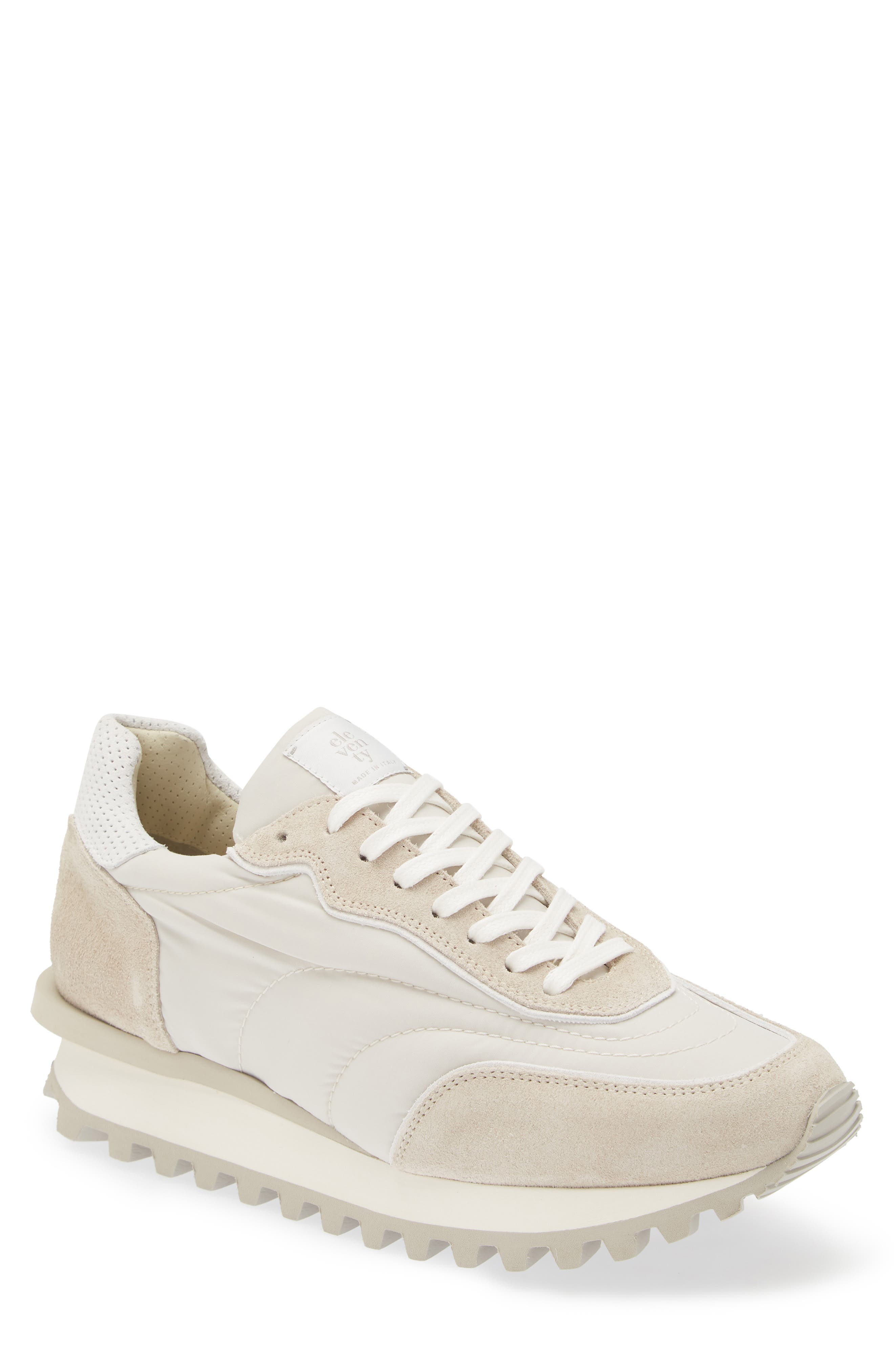 Eleventy Mixed Media Runner Sneaker, Main, color, 