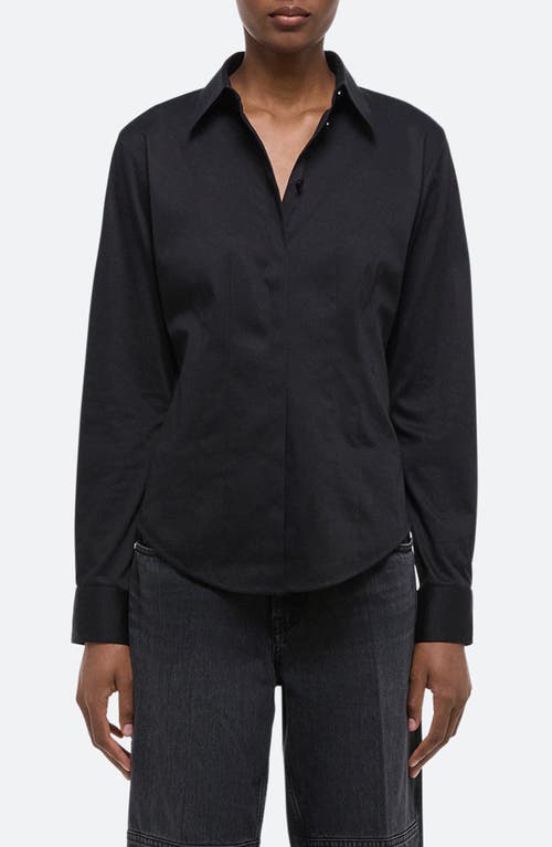 HELMUT LANG HELMUT LANG DARTED BUTTON-UP SHIRT