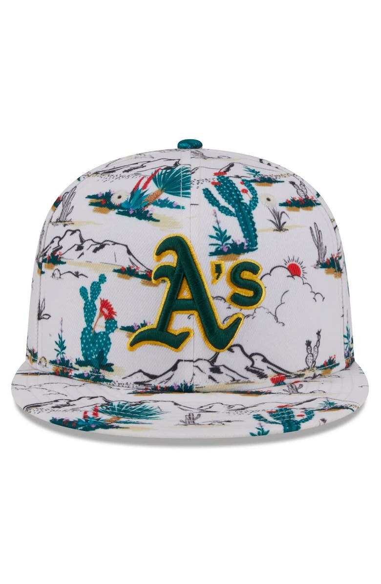 New Era Men's New Era  White Athletics 2025 Spring Training 9FIFTY Snapback Hat, Alternate, color, 