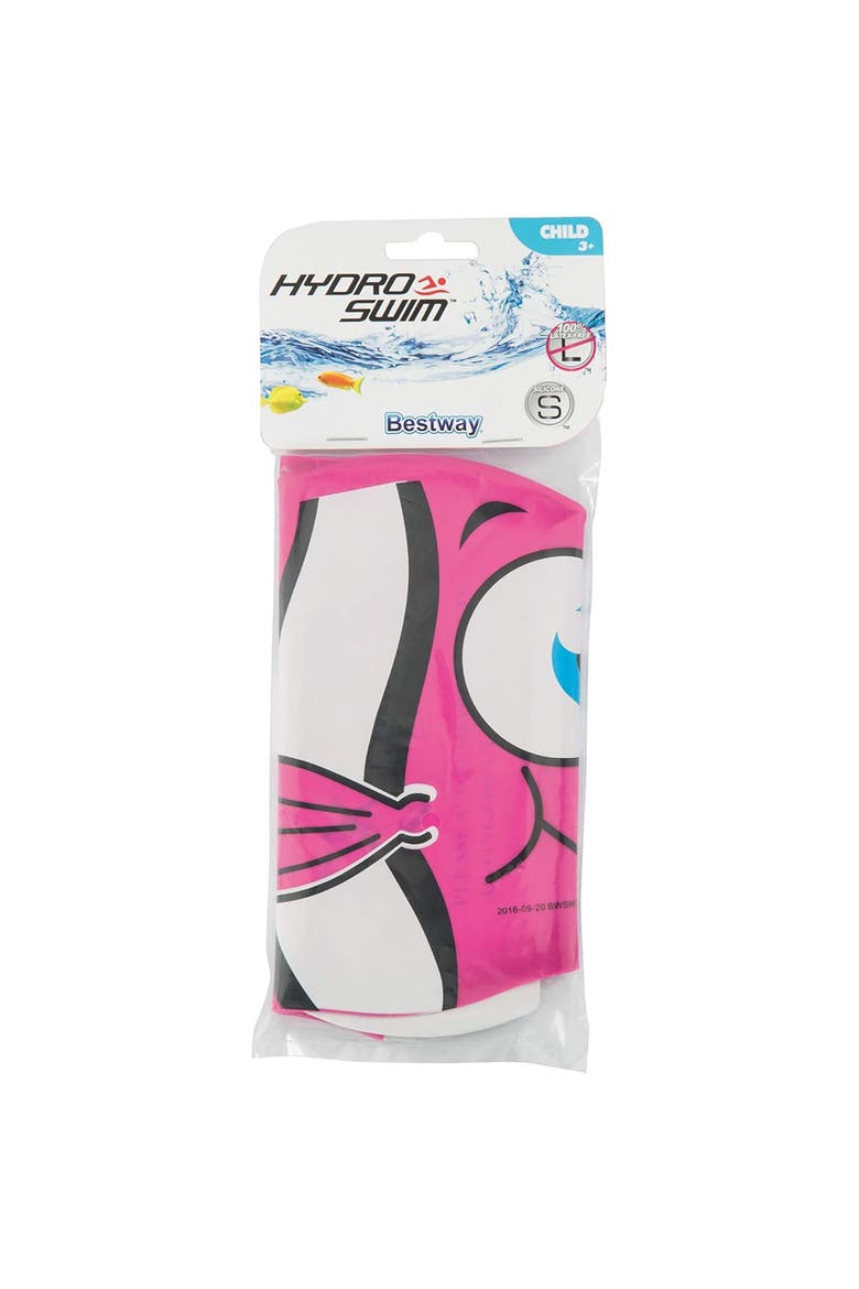 Silicone Lil' Buddy Swim Cap, Alternate, color, Multicolored
