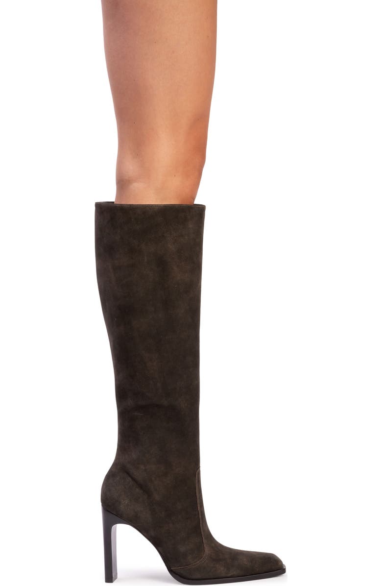 BLACK SUEDE STUDIO Grand Tall Boot, Alternate, color, Dark Brown