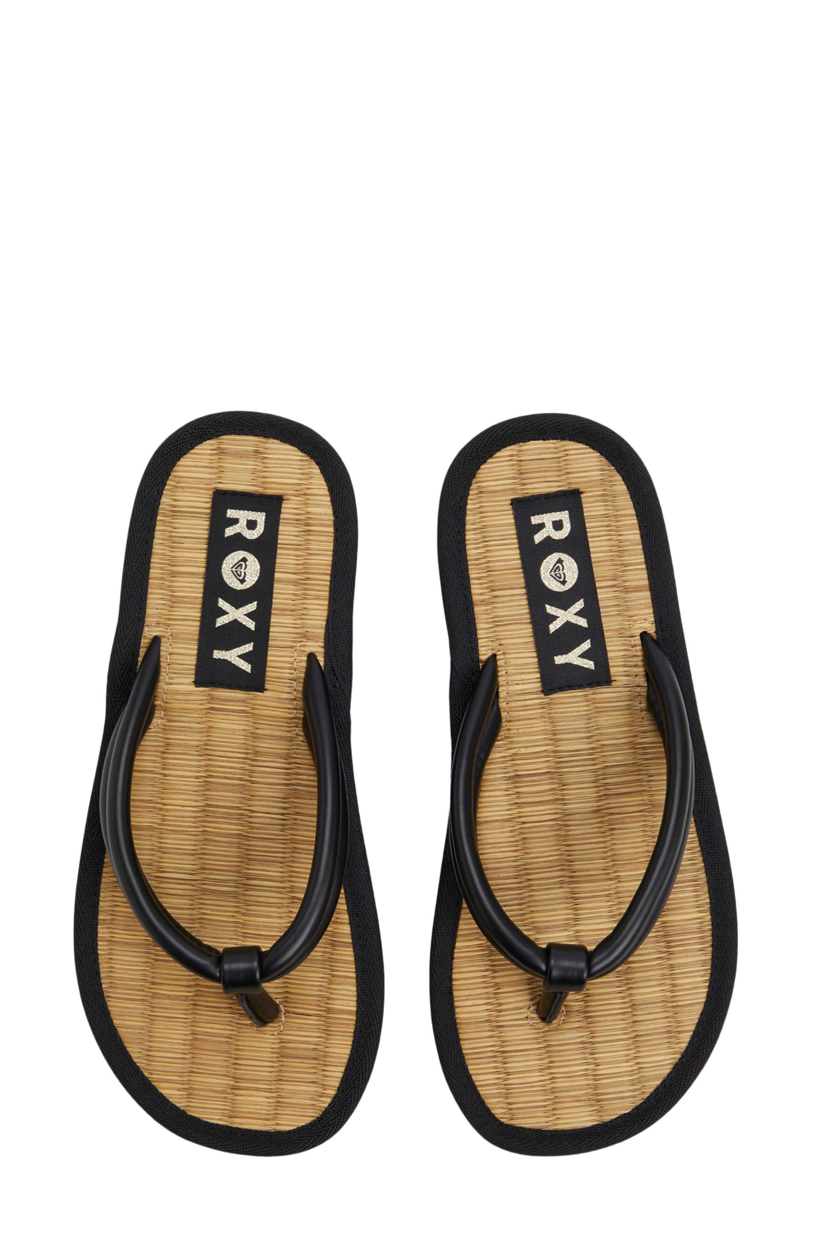 Roxy Ryana Platform Flip Flop, Alternate, color, Black