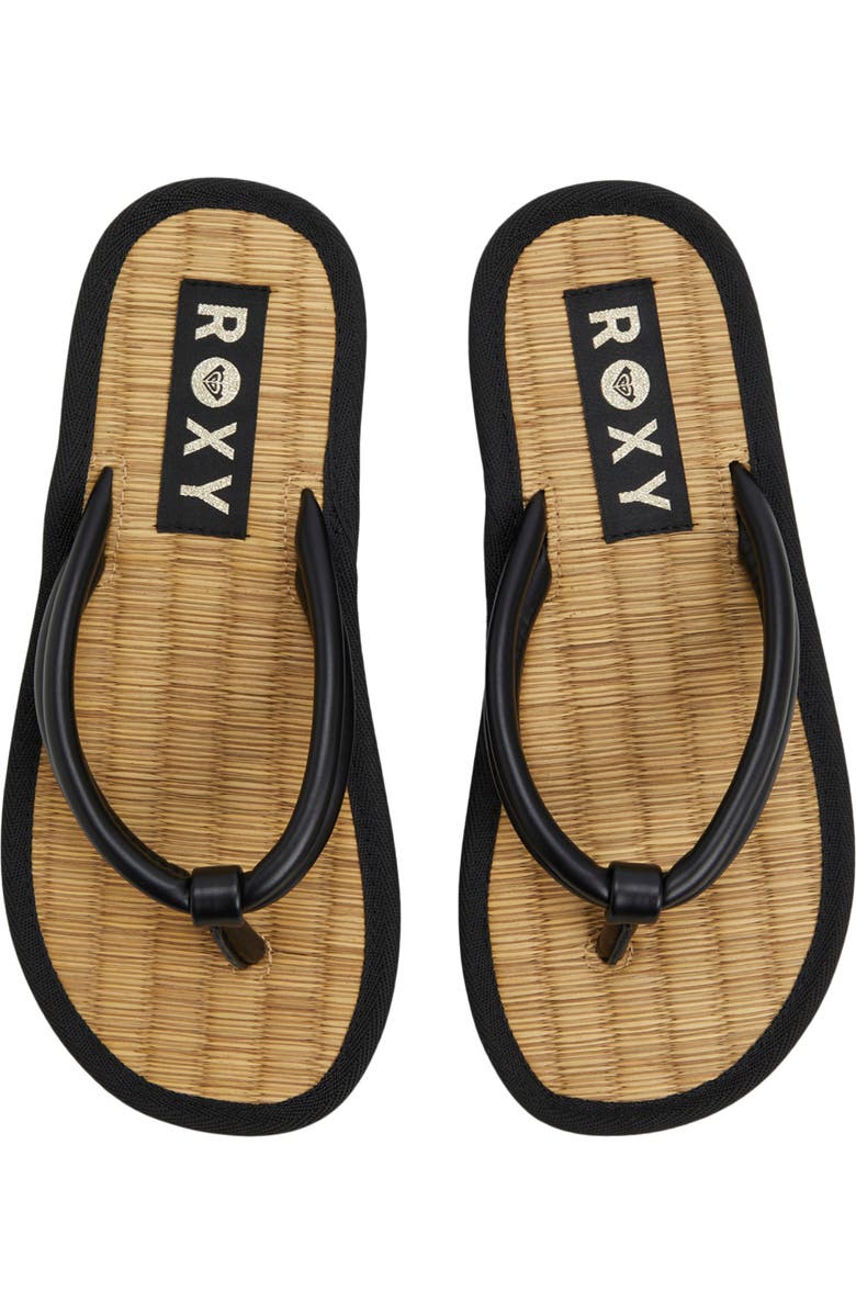 Roxy Ryana Platform Flip Flop, Alternate, color, Black