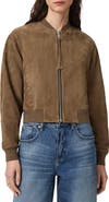 AllSaints Orten Suede Bomber Jacket