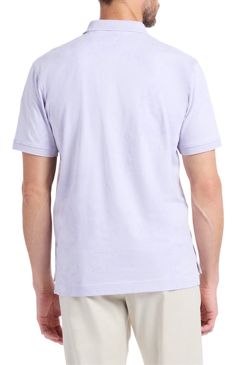 Robert Graham Linford Cotton Polo, Alternate, color, Lilac