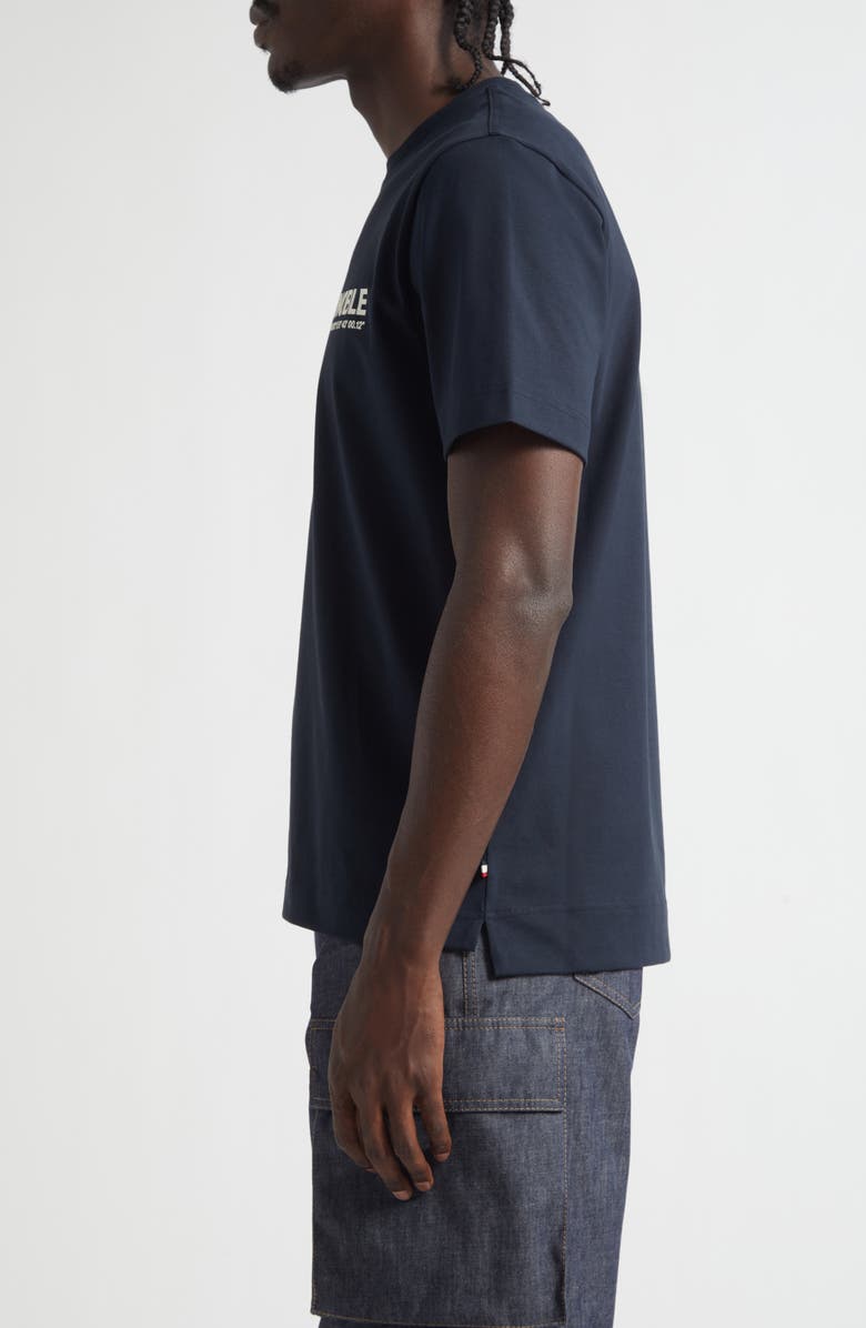 Moncler Logo Graphic T-Shirt, Alternate, color, Eclipse