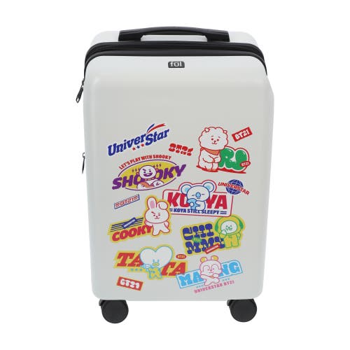 Ful Bt21 22.5" Carry-on Luggage In White