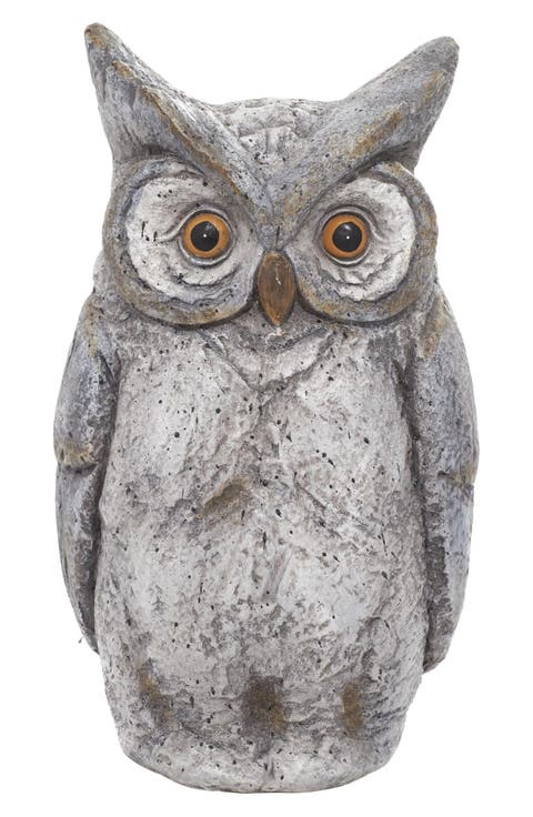 Country Owl Garden Statue
